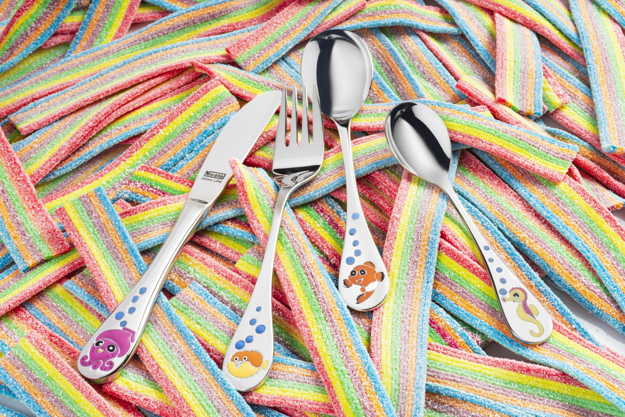 Kinderbesteck set Baby & Meer mit Wunschgravur – Bild 4